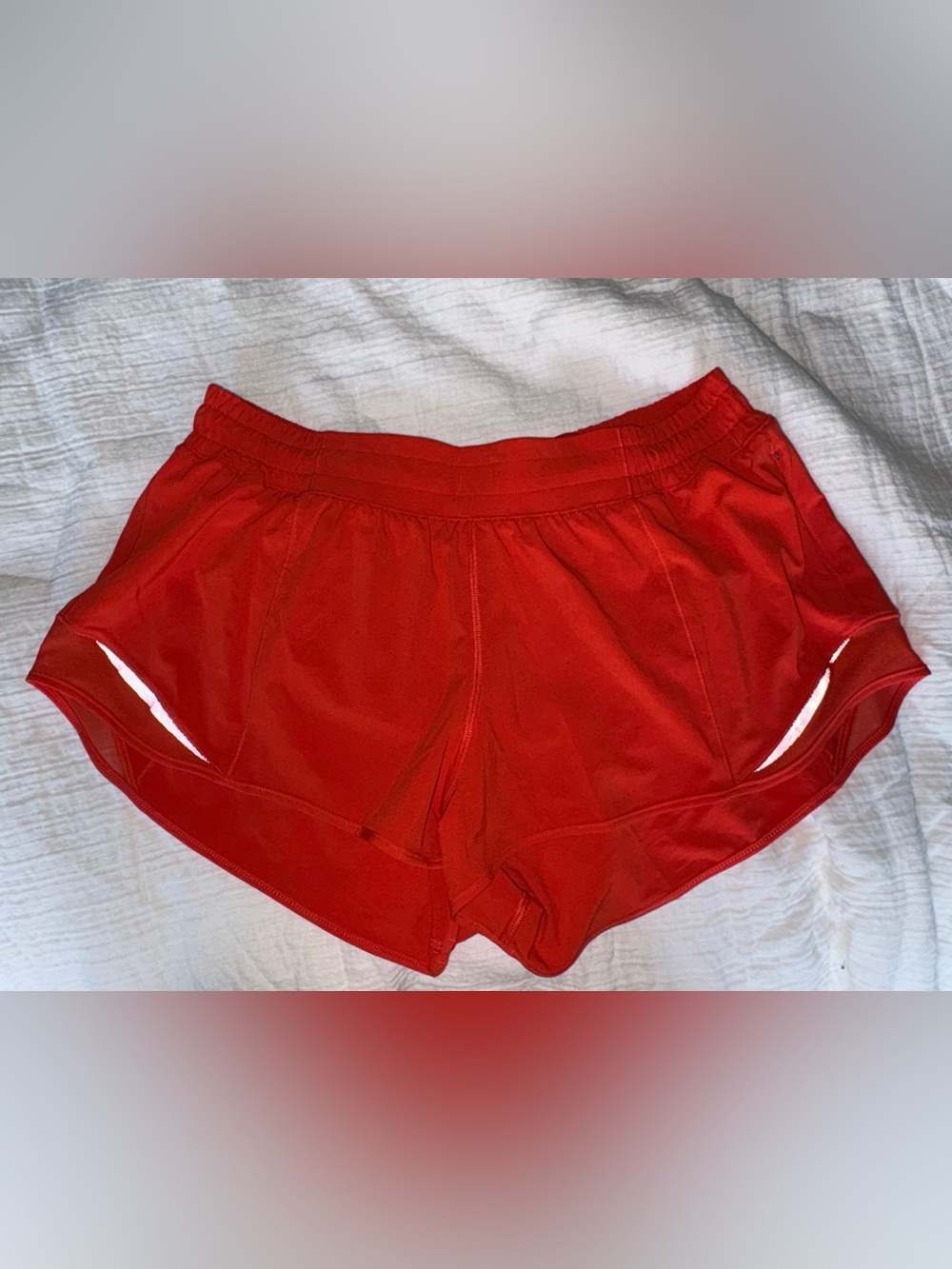 Lululemon Orange Hotty Hot 2.5” Shorts